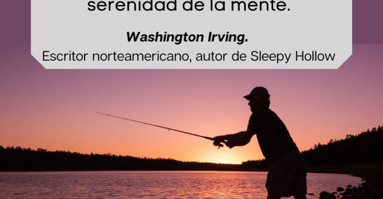 pescar es bueno para liberar stress y la salud mental
