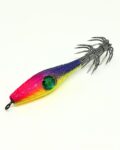 señuelo pesca para calamares, sepias y pulpos, garrapatas calamar, rosa, amarillo y lila