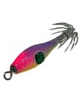 señuelo de pesca para chipirones, calamares, sepias y pulpos, garrapatas calamar, color rosa amarillo y lila