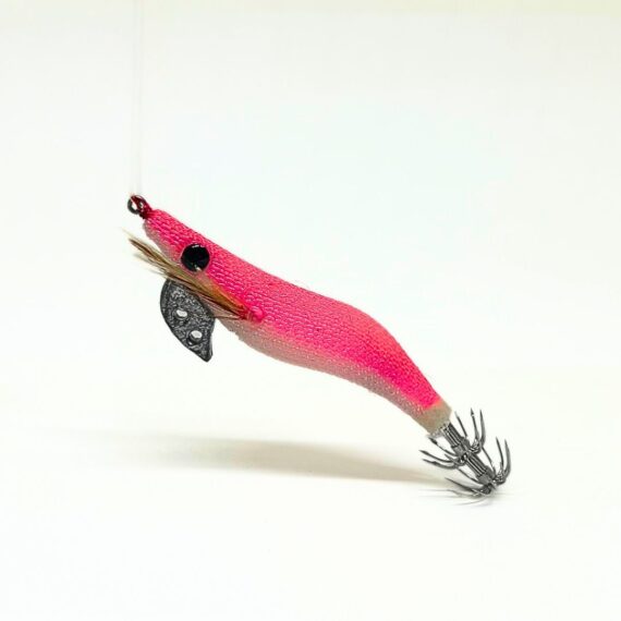 señuelo pesca sepia crystal egi lomo rosa tamaño S