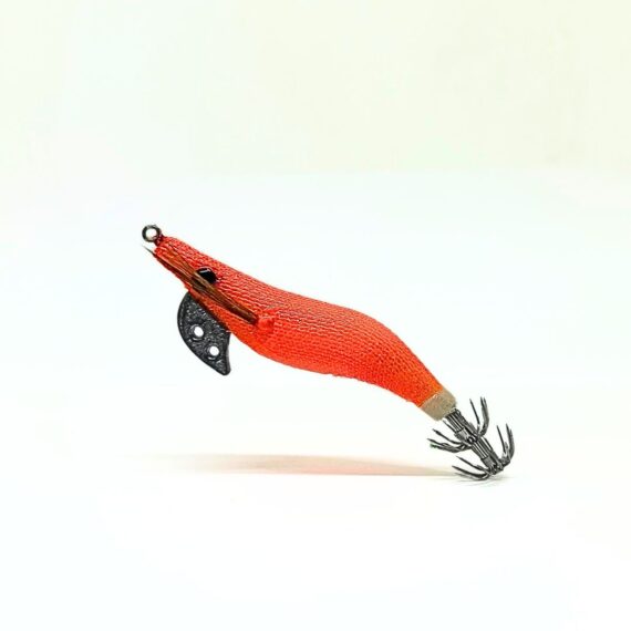 señuelo pesca sepia crystal egi naranja tamaño S